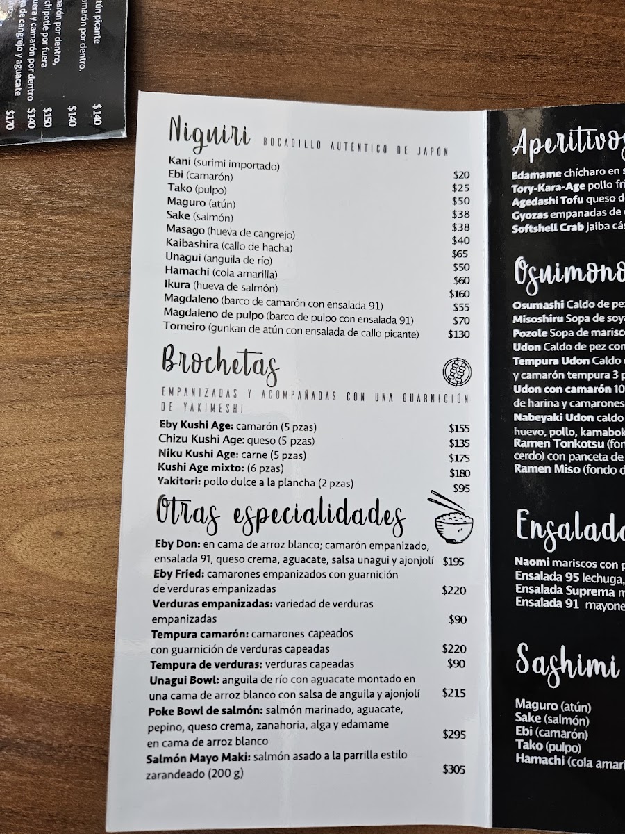Sushi Naomi Menu - Image 4